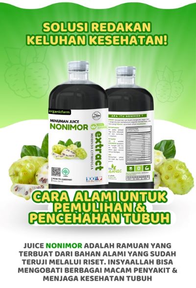 herbal asam urat nonimor sari buah mengkudu