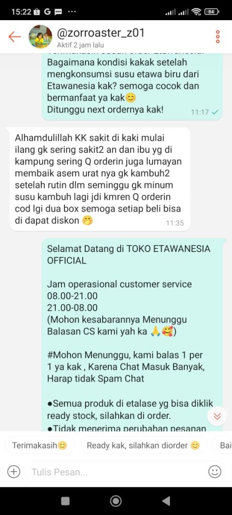 TESTI ASAM URAT NGA KAMBUH ORDER YG KE2